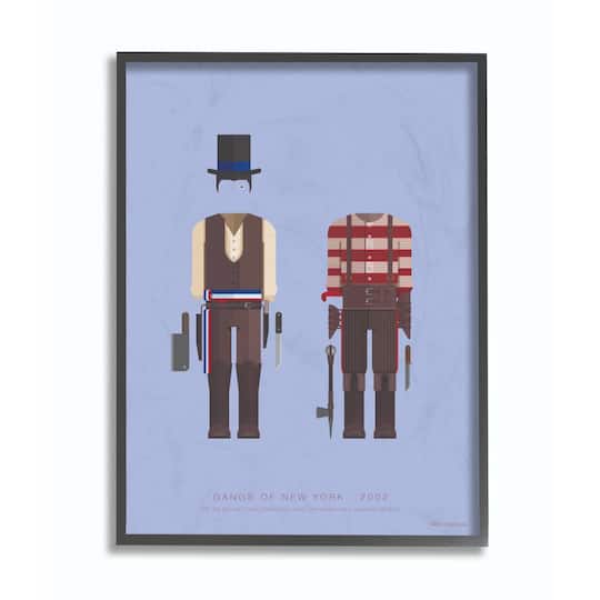 Stupell Industries Gangs of New York Wall Art in Black Frame